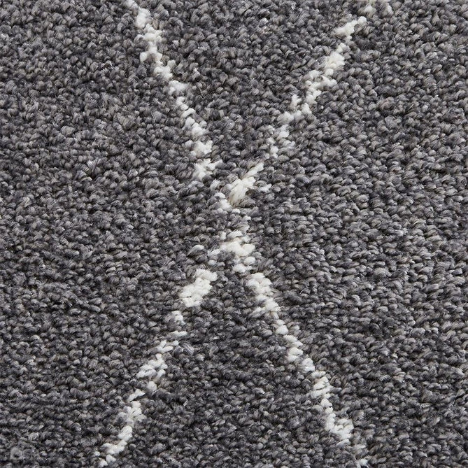Boho 8280 Modern Moroccan Berber Soft Plush Shaggy Grey Runner-Think Rugs-Rug Love - The Most Loved Rug Store
