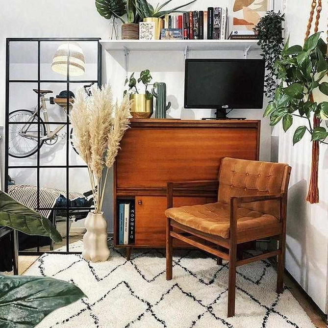 Boho 8280 Modern Moroccan Berber Soft Plush Shaggy White/Black Rug-Think Rugs-Rug Love - The Most Loved Rug Store