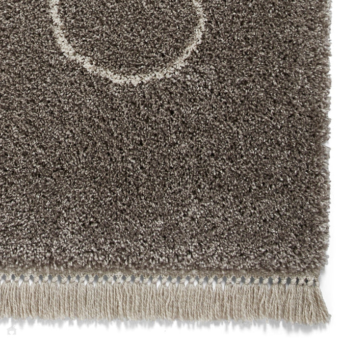Boho A474 Modern Moroccan Berber Soft Plush Shaggy Grey/Cream Rug-Think Rugs-Rug Love - The Most Loved Rug Store