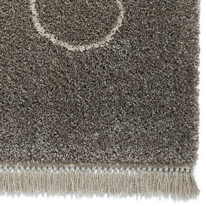Boho A474 Modern Moroccan Berber Soft Plush Shaggy Grey/Cream Rug-Think Rugs-Rug Love - The Most Loved Rug Store