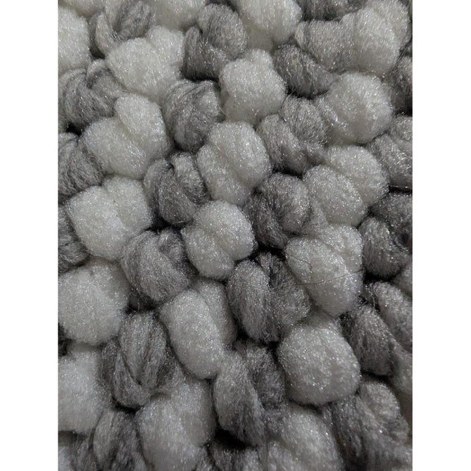 Boucle E6404 Modern Plain Textured Beaded Boucle Pile Soft-Touch Polyester Flatweave White/Grey Rug-Think Rugs-Rug Love - The Most Loved Rug Store