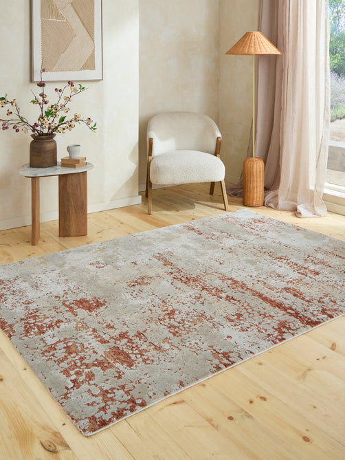 Brixton R52C Rust/Cream Rug