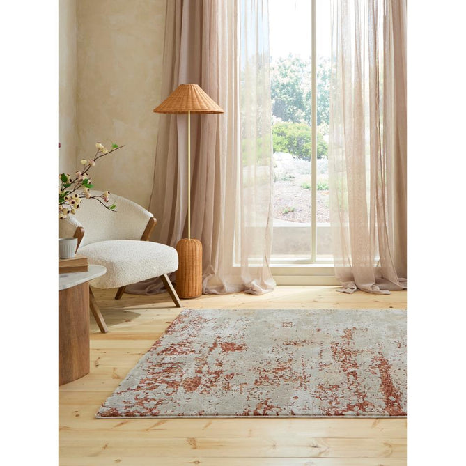 Brixton R52C Rust/Cream Rug