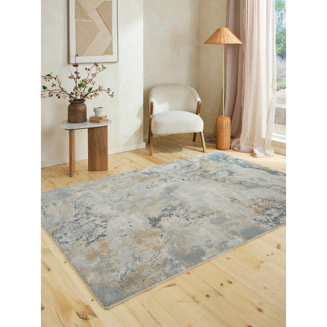 Brixton R66A Blue/Cream Rug