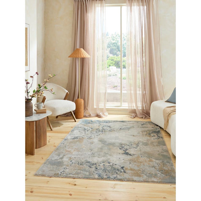Brixton R66A Blue/Cream Rug