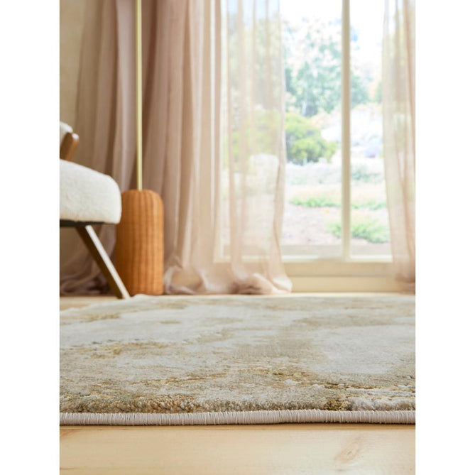 Brixton R66B Green/Cream Rug