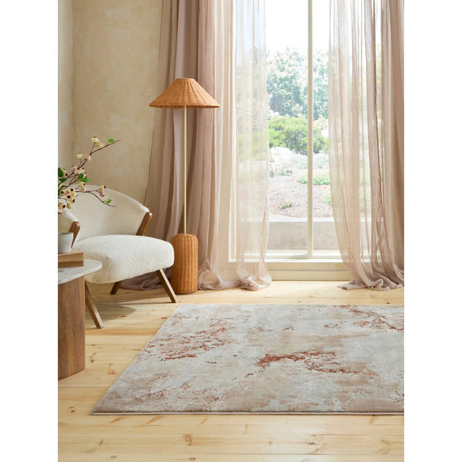 Brixton R66C Rust/Cream Rug