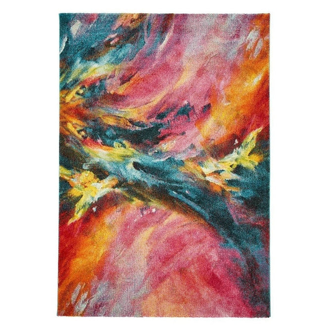 Brooklyn 13800 Modern Abstract Soft Carved Durable Short Pile Multicolour Rug-Think Rugs-Rug Love - The Most Loved Rug Store