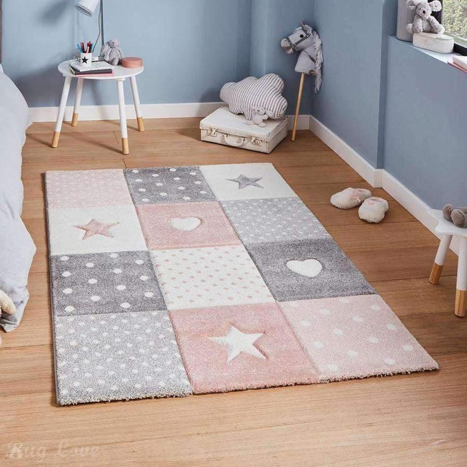 Brooklyn Kids 20339 Pink Rug 080 x 150 cm Lowest Price £55.00 | Rug Love