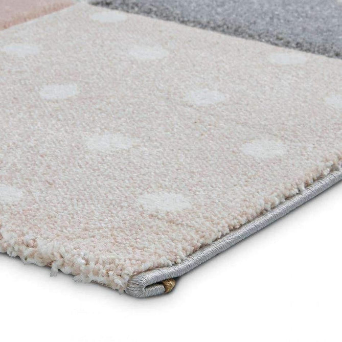 Brooklyn 20339 Kids Patchwork Soft Pink Rug-Think Rugs-Rug Love - The Most Loved Rug Store