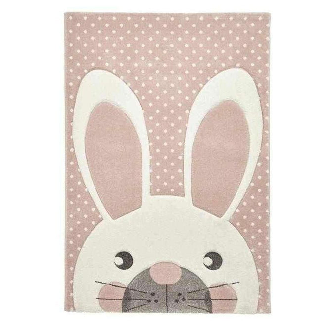 Brooklyn 20341 Kids Rabbit Soft Pink Rug-Think Rugs-Rug Love - The Most Loved Rug Store