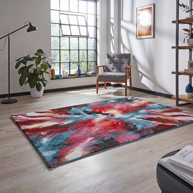 Brooklyn 21278 Modern Abstract Soft Carved Durable Short Pile Multicolour Rug-Think Rugs-Rug Love - The Most Loved Rug Store