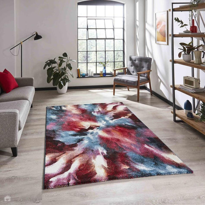 Brooklyn 21278 Modern Abstract Soft Carved Durable Short Pile Multicolour Rug-Think Rugs-Rug Love - The Most Loved Rug Store