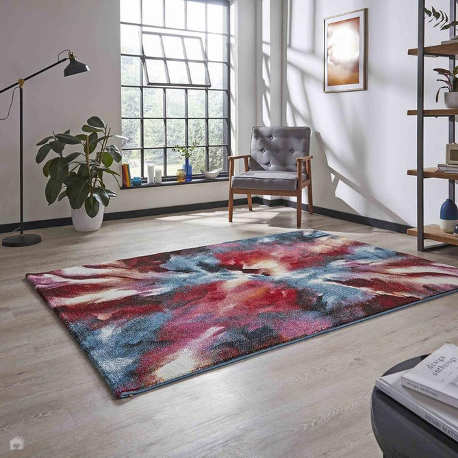 Brooklyn 21278 Modern Abstract Soft Carved Durable Short Pile Multicolour Rug-Think Rugs-Rug Love - The Most Loved Rug Store