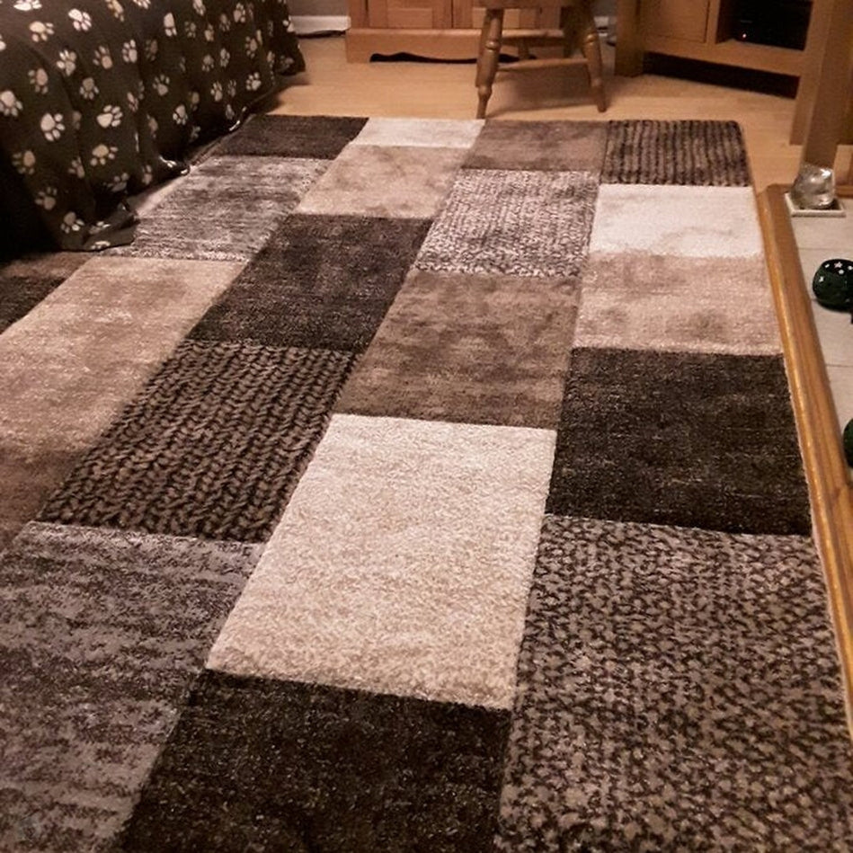 On Sale Brooklyn 21830 Modern Geometric Square Patchwork Blocks Soft ...