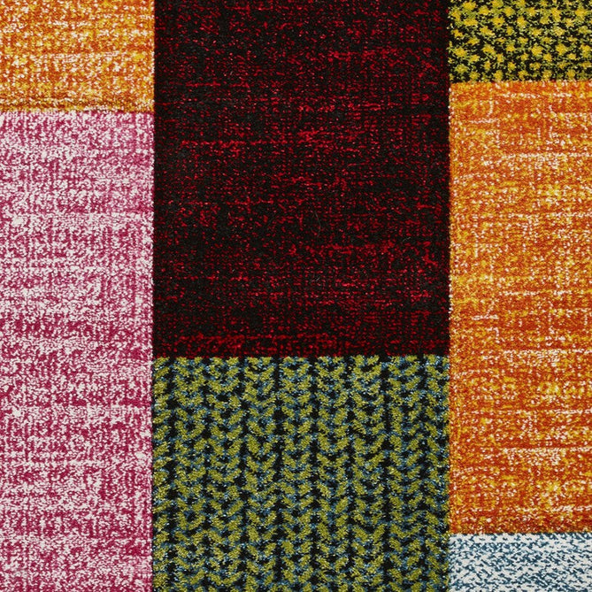 Brooklyn 21830 Modern Geometric Square Patchwork Blocks Soft Carved Durable Short Pile Multicolour Rug-Think Rugs-Rug Love - The Most Loved Rug Store