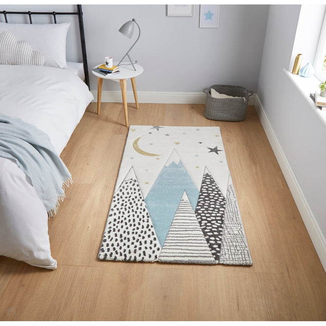 Brooklyn 22707 Kids Mountains Soft Blue Rug-Think Rugs-Rug Love - The Most Loved Rug Store