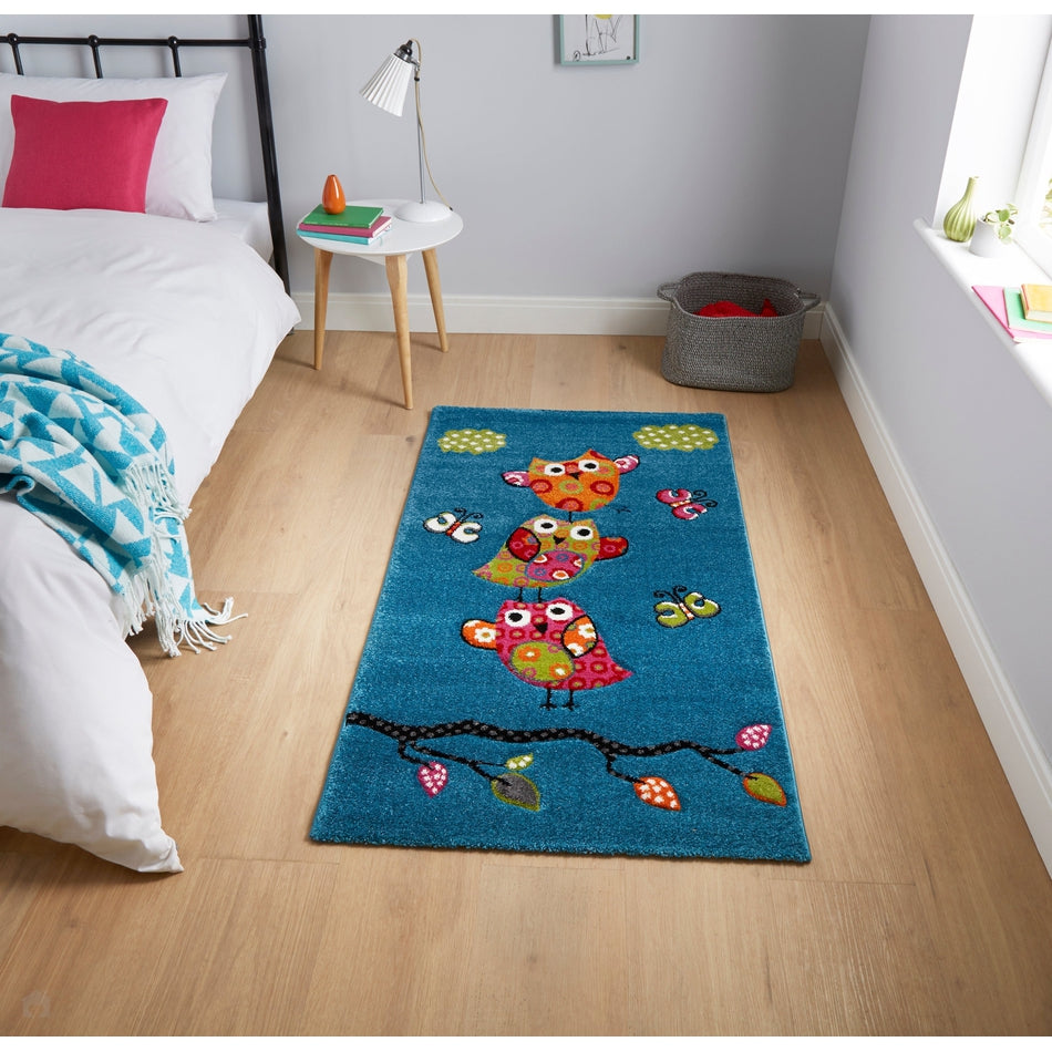 Brooklyn Kids 793 Blue Rug 080 x 150 cm Lowest Price £55.00 | Rug Love