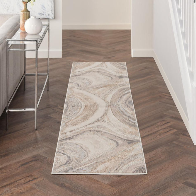 Brushstrokes BSK03 Cream/Grey Rug-Nourison-Rug Love - The Most Loved Rug Store