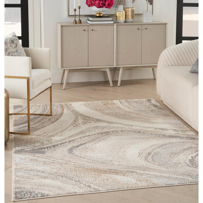 Brushstrokes BSK03 Cream/Grey Rug-Nourison-Rug Love - The Most Loved Rug Store