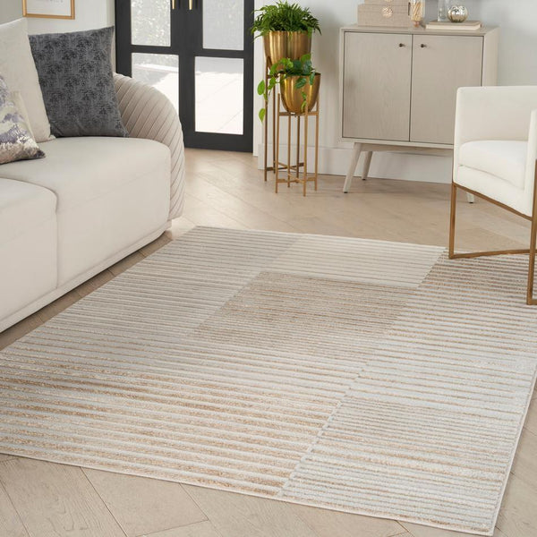 Brushstrokes BSK04 Modern Geometric Linear Stripe Block Distressed Met