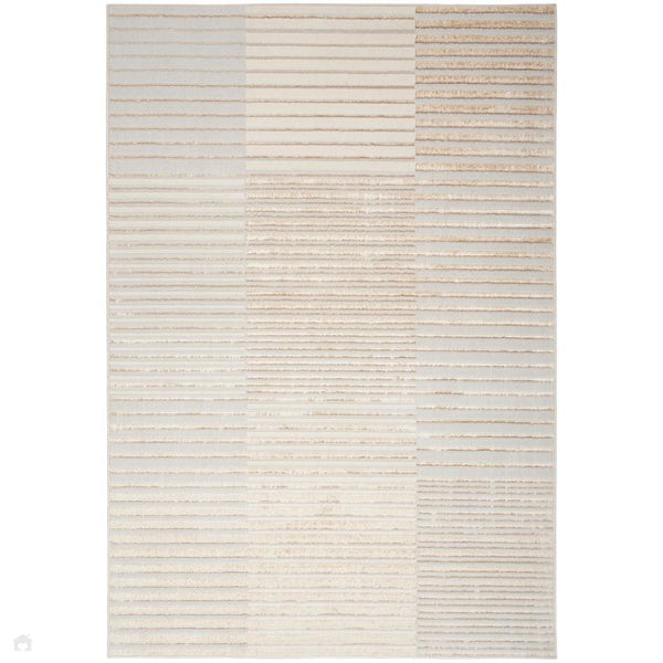 Brushstrokes BSK04 Modern Geometric Linear Stripe Block Distressed Met