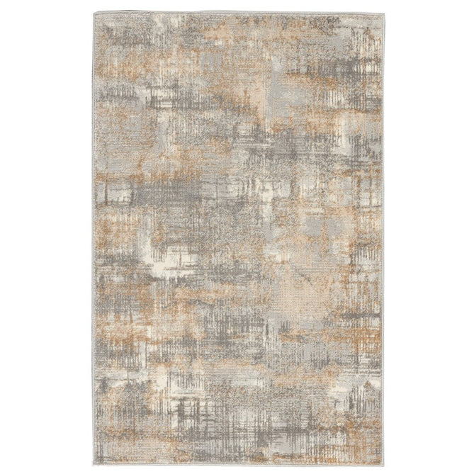CK Rush CK951 Modern Crosshatched Linear Abstract Distressed Hi-Low Textured Low-Profile Short-Pile Grey/Beige/Charcoal/Taupe Rug-Calvin Klein-Rug Love - The Most Loved Rug Store