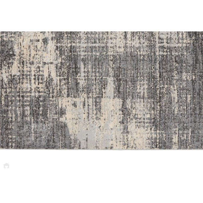 CK Rush CK953 Modern Crosshatched Linear Abstract Distressed Hi-Low Textured Low-Profile Short-Pile Grey/Beige/Ivory Rug-Calvin Klein-Rug Love - The Most Loved Rug Store
