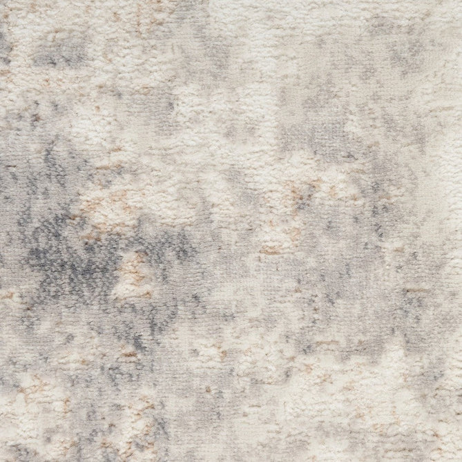 CK005 Enchanting ECH07 Modern Abstract Distressed Hi-Low Textured Low Flat-Pile Ivory/Grey Rug-Calvin Klein-Rug Love - The Most Loved Rug Store