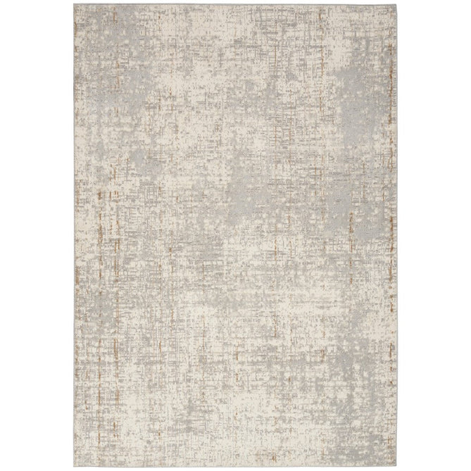 CK950 Rush CK955 Modern Abstract Distressed Hi-Low Textured Low Flat-Pile Ivory/Grey/Beige Rug-Calvin Klein-Rug Love - The Most Loved Rug Store