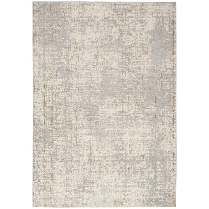CK950 Rush CK955 Modern Abstract Distressed Hi-Low Textured Low-Profile Short-Pile Ivory/Grey/Beige Runner-Calvin Klein-Rug Love - The Most Loved Rug Store