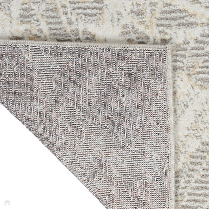 CK950 Rush CK956 Modern Abstract Distressed Hi-Low Textured Low-Profile Short-Pile Grey/Ivory/Biege Runner-Calvin Klein-Rug Love - The Most Loved Rug Store
