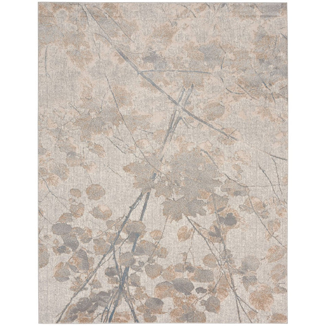 CK950 Rush CK957 Modern Abstract Distressed Hi-Low Textured Low-Profile Short-Pile Grey/Beige/Taupe/Blue Runner-Calvin Klein-Rug Love - The Most Loved Rug Store