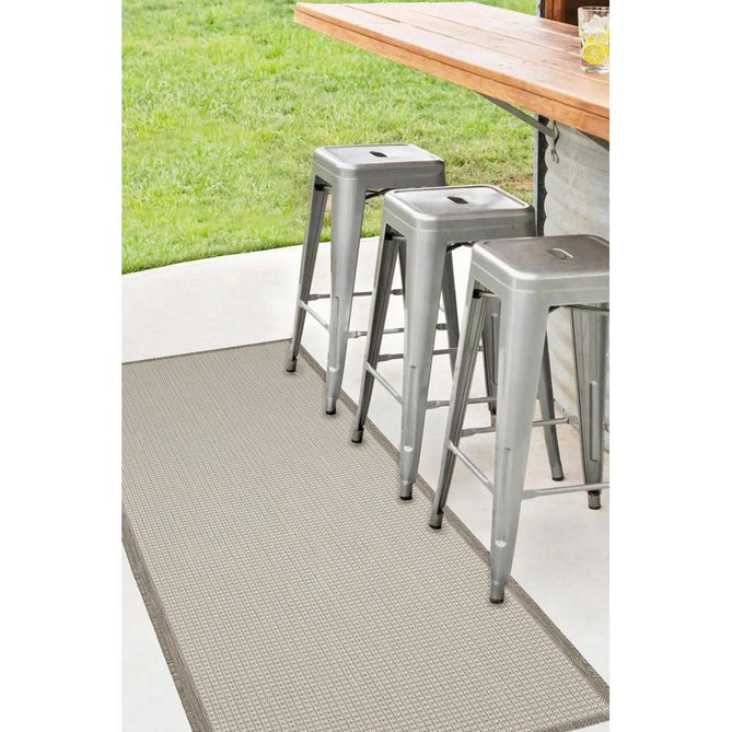 County Border Natural In-Outdoor Flatweave Runner
