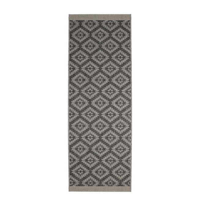 County Genesis Silver In-Outdoor Flatweave Runner-Melrose-Rug Love - The Most Loved Rug Store