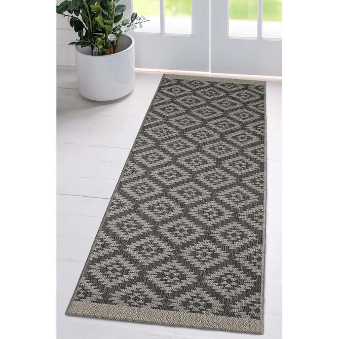 County Genesis Silver In-Outdoor Flatweave Runner-Melrose-Rug Love - The Most Loved Rug Store