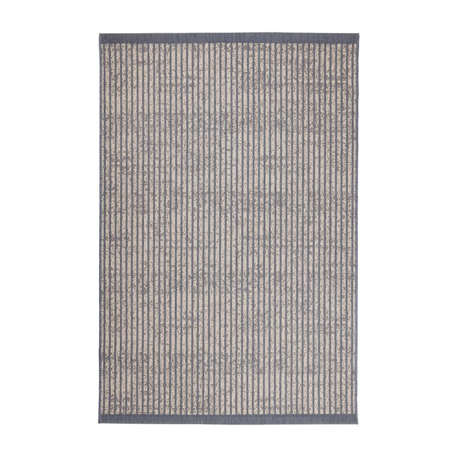 County Hatch Navy In-Outdoor Flatweave Runner