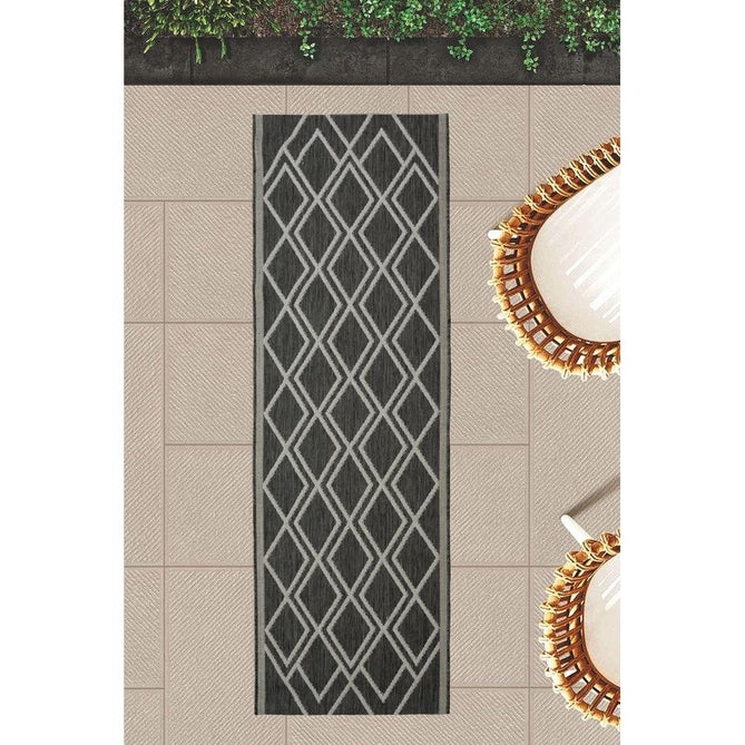 County Ishmael Silver In-Outdoor Flatweave Runner