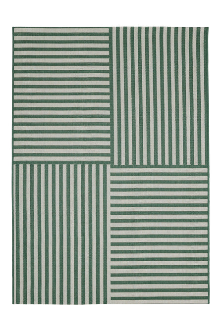County Multi Stripe Green In-Outdoor Flatweave Rug-Melrose-Rug Love - The Most Loved Rug Store