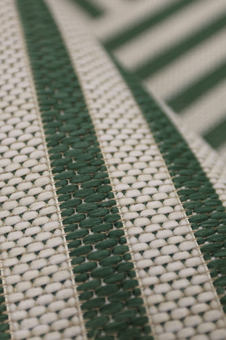 County Multi Stripe Green In-Outdoor Flatweave Rug-Melrose-Rug Love - The Most Loved Rug Store