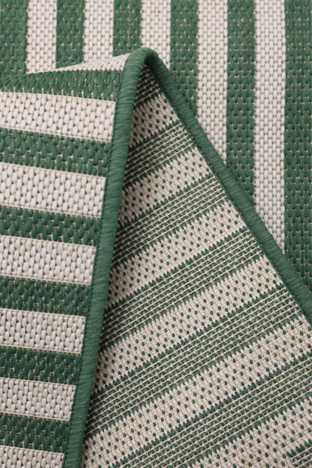 County Multi Stripe Green In-Outdoor Flatweave Rug-Melrose-Rug Love - The Most Loved Rug Store