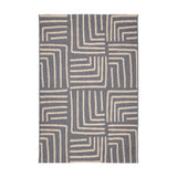 County Patches Navy In-Outdoor Flatweave Rug