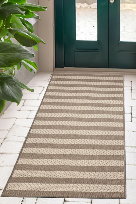 County Stripe Natural In-Outdoor Flatweave Rug-Melrose-Rug Love - The Most Loved Rug Store