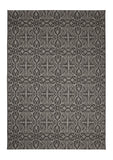 County Victorian Grey In-Outdoor Flatweave Rug