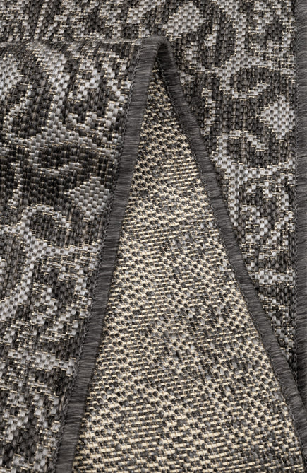 County Victorian Grey In-Outdoor Flatweave Rug-Melrose-Rug Love - The Most Loved Rug Store