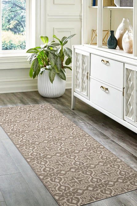 County Victorian Natural In-Outdoor Flatweave Rug-Melrose-Rug Love - The Most Loved Rug Store