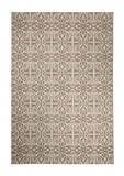 County Victorian Natural In-Outdoor Flatweave Rug
