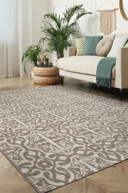 County Victorian Natural In-Outdoor Flatweave Rug-Melrose-Rug Love - The Most Loved Rug Store