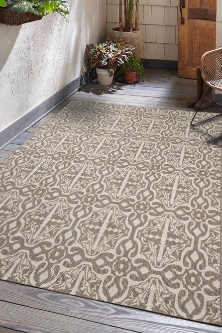 County Victorian Natural In-Outdoor Flatweave Rug-Melrose-Rug Love - The Most Loved Rug Store