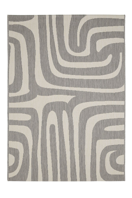 County Zebra Grey In-Outdoor Flatweave Rug-Melrose-Rug Love - The Most Loved Rug Store